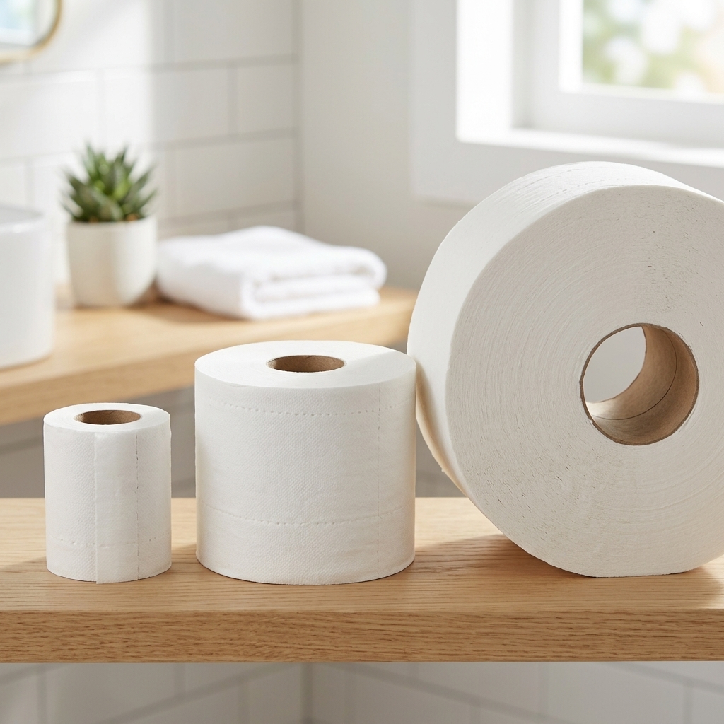 Tamanho do papel higiênico